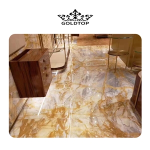 Blue Tempest Quartzite Glossy Saw Cut Natural Quartzite Slabs