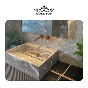 Classical Fior Di Bosco Marble Tiles Slabs For Vanitytops