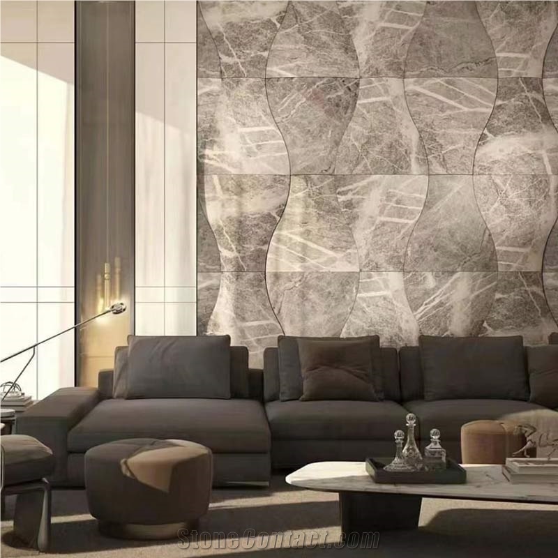 Classical Fior Di Bosco Marble Tiles Slabs For Vanitytops