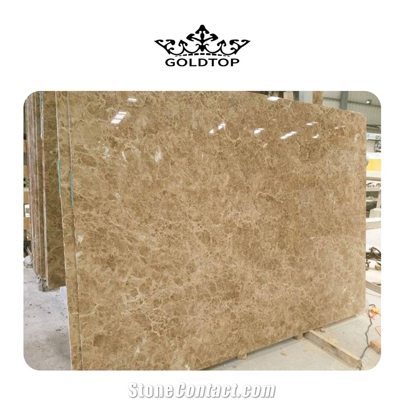 GOLDTOP OEM/ODM Crystal Deep Emperador Marble Slabs