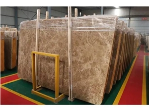 GOLDTOP OEM/ODM Crystal Deep Emperador Marble Slabs
