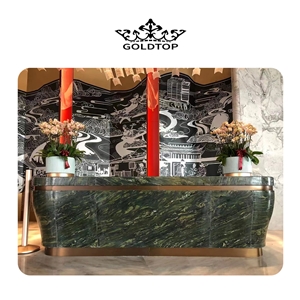 GOLDTOP OEM/ODM Verde Fusion Granite Slabs