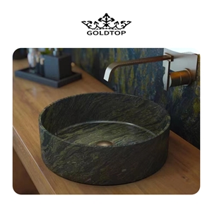 GOLDTOP OEM/ODM Verde Fusion Granite Slabs