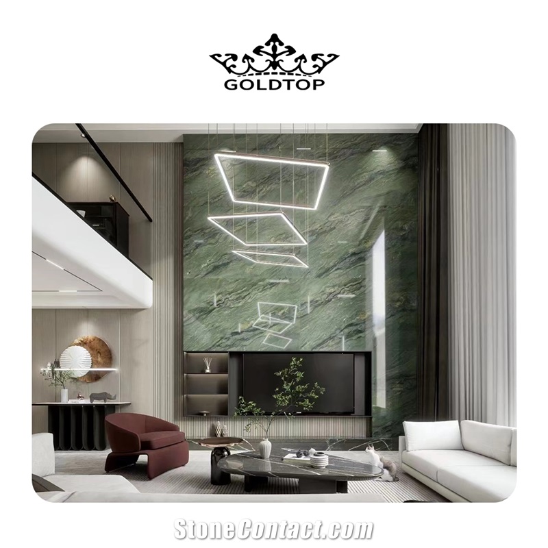 GOLDTOP OEM/ODM Verde Fusion Granite Slabs