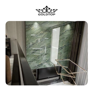 GOLDTOP OEM/ODM Verde Fusion Granite Slabs