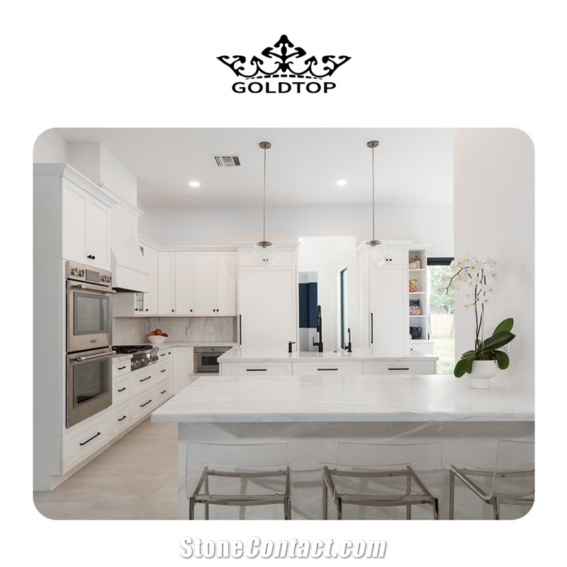 Gorgeous Bianco Dolomiti Marble Tiles For Countertops