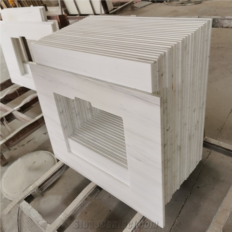 Gorgeous Bianco Dolomiti Marble Tiles For Countertops