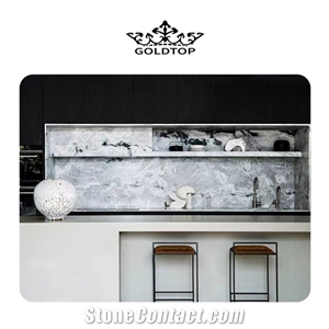 Gray Quartzite Spirited Away Natural Gloss Tiles Solid Slabs