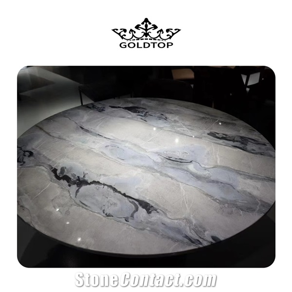 Gray Quartzite Spirited Away Natural Gloss Tiles Solid Slabs