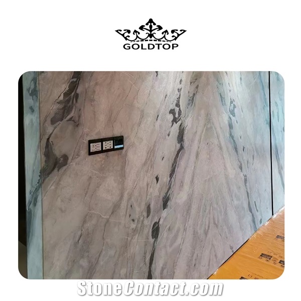 Gray Quartzite Spirited Away Natural Gloss Tiles Solid Slabs