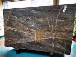 Luxry Blue Polished Marble Reception Counters