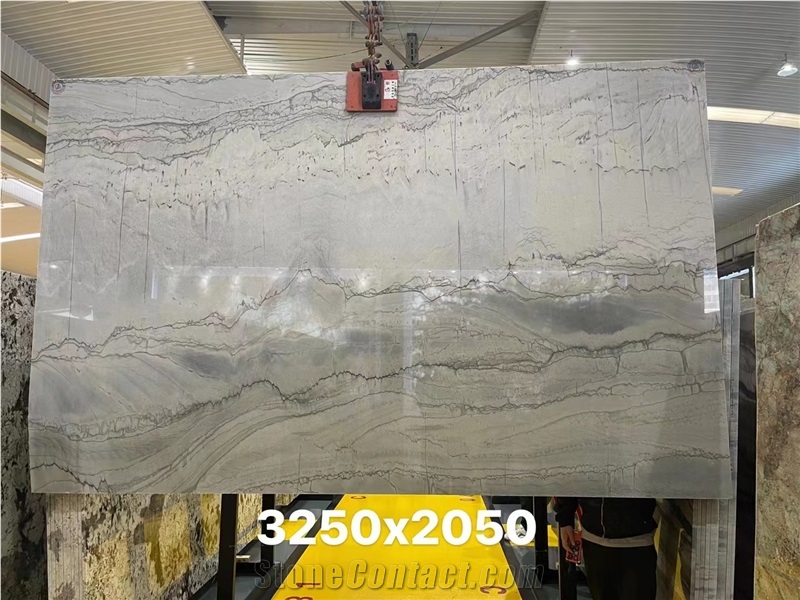 Luxury Best Quality Customize Infinity White Quartzite Tiles