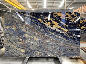 Luxury Slabs Sodalite Blue Interior Design Polished Tiles