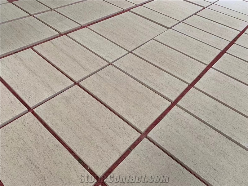 Outdoor Design Tiles With Moca Cream Limestone