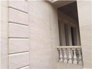 Outdoor Design Tiles With Moca Cream Limestone