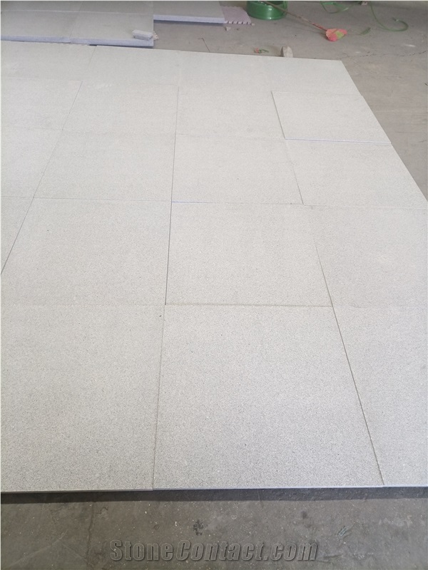G603 Light Grey Granite Flamed Brushed Flooring Tiles