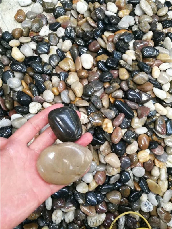 Polished Mixed Pebbles,Gravels And Riverstone