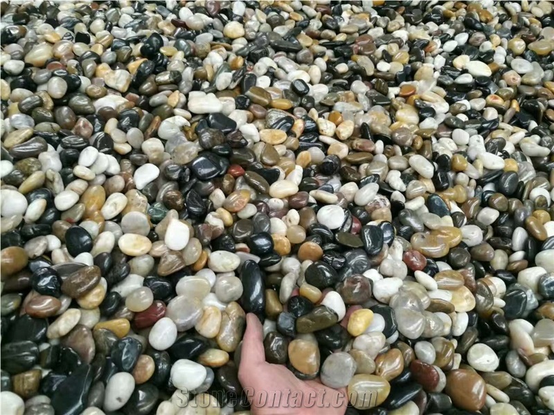 Polished Mixed Pebbles,Gravels And Riverstone