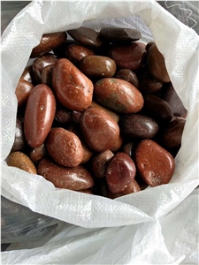 Polished Red Pebbles,Gravels And Riverstone