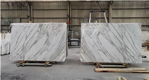White Marble Arabescato Tiles And Slabs