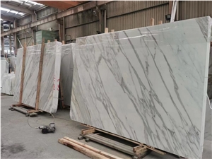 White Marble Arabescato Tiles And Slabs