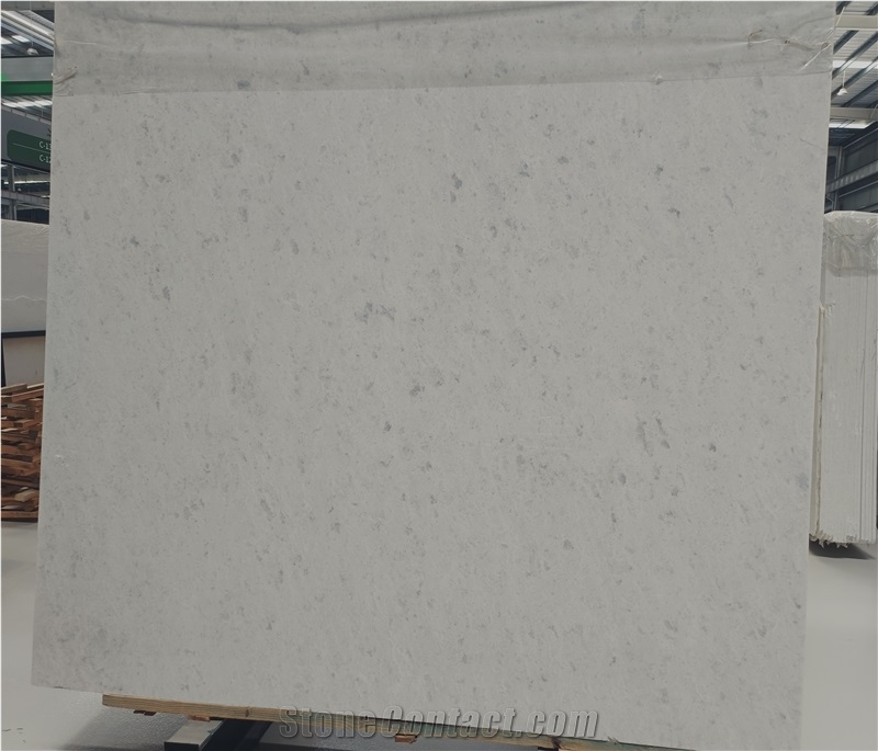Blue Crystal  White Marble Slabs