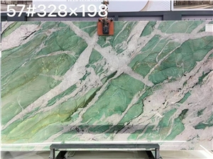 Amazonite Cristallo Green Quartzite Slab