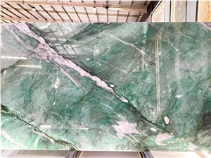 Botanic Crystal Green Quartzite Slab