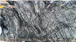 Dark Polar Rainforest Green Marble Slab