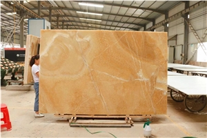 Golden Yellow Onyx Slab
