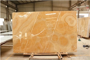 Golden Yellow Onyx Slab