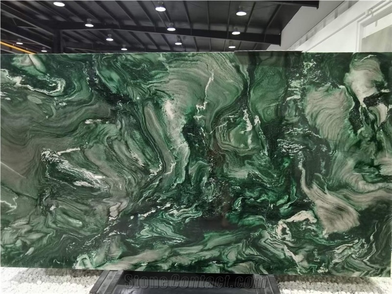 Norwegian Verde Lapponia Green Marble Slab