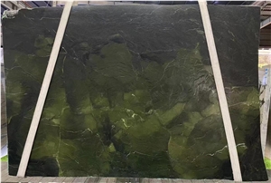 Polished Green Avocatus Quartzite Slab Polished Green Avocatus Quartzite Slab
