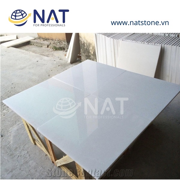Vietnam Crystal White Marble Tiles
