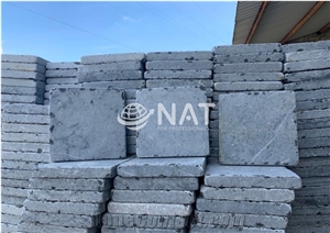 Vietnam Tumbled Bluestone Paver -Tumbled Cubes/Cobble Paving