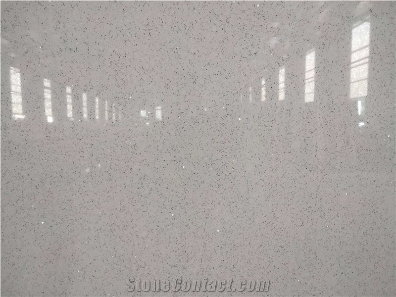 Vietnam Artificial Mirror Quartz LQ-312 Sparkling Grey
