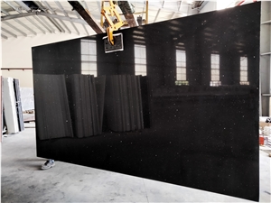 Vietnam Sparkling Black Quartz Stone LQ-313 For Kitchen