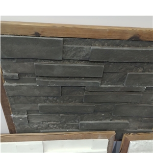 Honed Natural Surface Dark Grey Cultural Stone Tiles