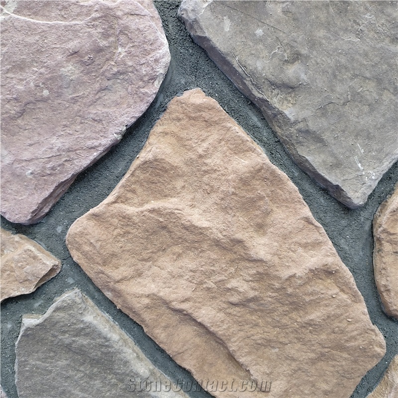 Multicolor Artificial Culture Stone For Outdoor Wall Patch