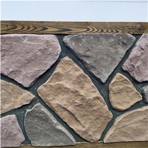 Multicolor Artificial Culture Stone For Outdoor Wall Patch