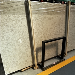 Beige Slab German Beige Limestone For  Bathroom Floor Tiles