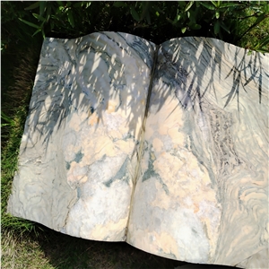 Book Shape Garden Statues For Outdoor Landscape Decoration