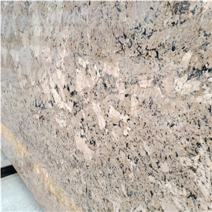 Building Materials Giallo Crystal Granite Slabs For Interior
