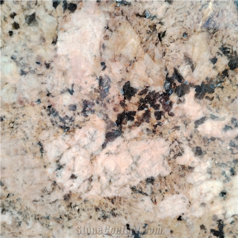 Building Materials Giallo Crystal Granite Slabs For Interior