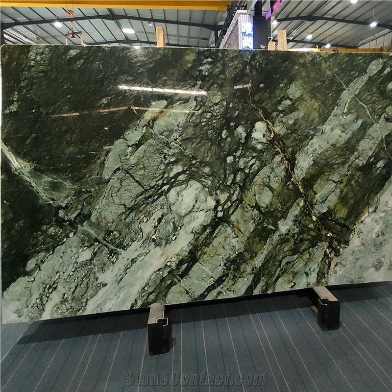 Dark Green Spring Breeze Green Marble For Background Slab