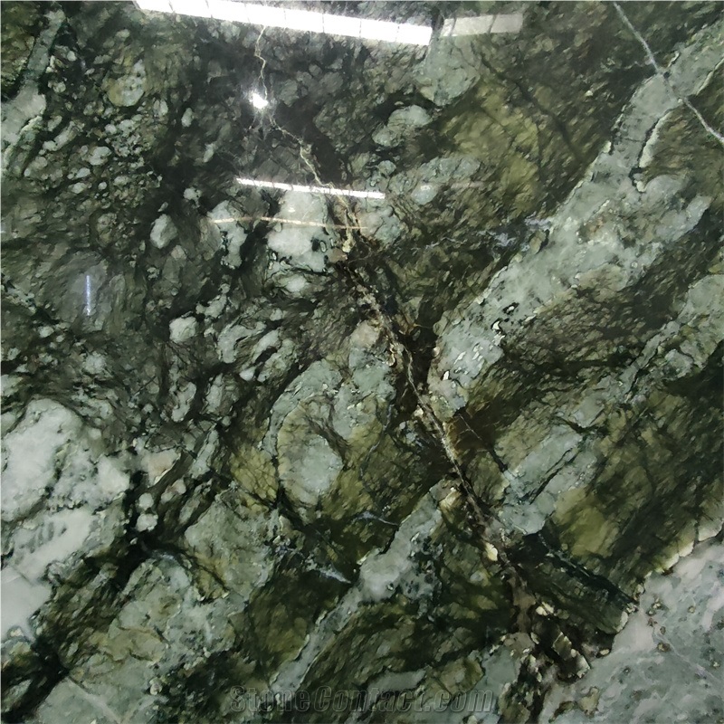Dark Green Spring Breeze Green Marble For Background Slab