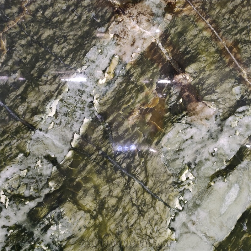 Dark Green Spring Breeze Green Marble For Background Slab