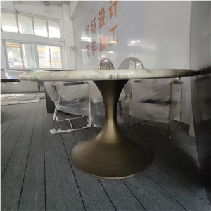 Modern Home Rainbow Onyx For Furniture Dining Room Table Top