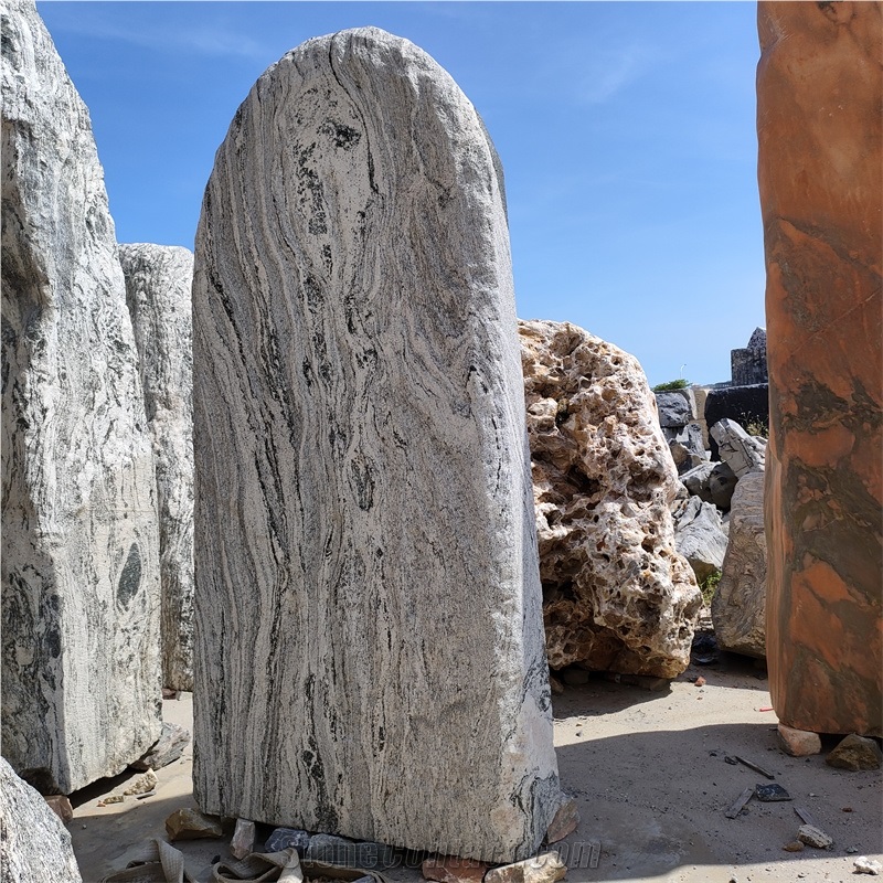 Nature Grey Landscape Stone For Hotel Garden Decoration