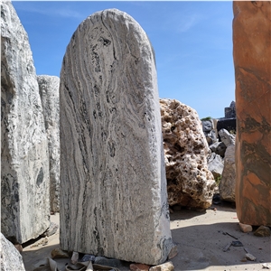 Nature Grey Landscape Stone For Hotel Garden Decoration